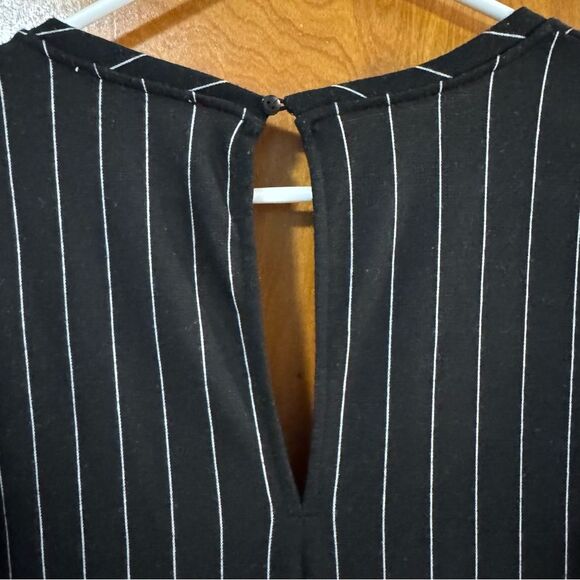Zara Black and White Striped Trafaluc Jumpsuit Size S - Picture 3 of 6